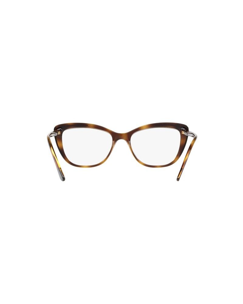 Okulary korekcyjne Vogue VO 5218 52 W656 Brązowe Damskie Kocie