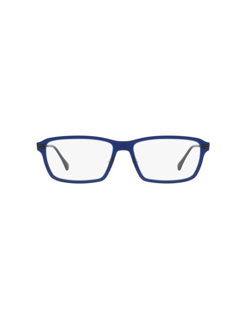 Okulary korekcyjne NIE WŁACZAĆ!!! Ray-Ban RB 7038 5451 Niebieskie Unisex Prostokątne