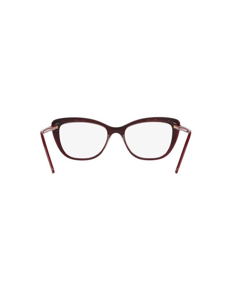Okulary korekcyjne Vogue VO 5218 52 2618 Czerwone Damskie Kocie