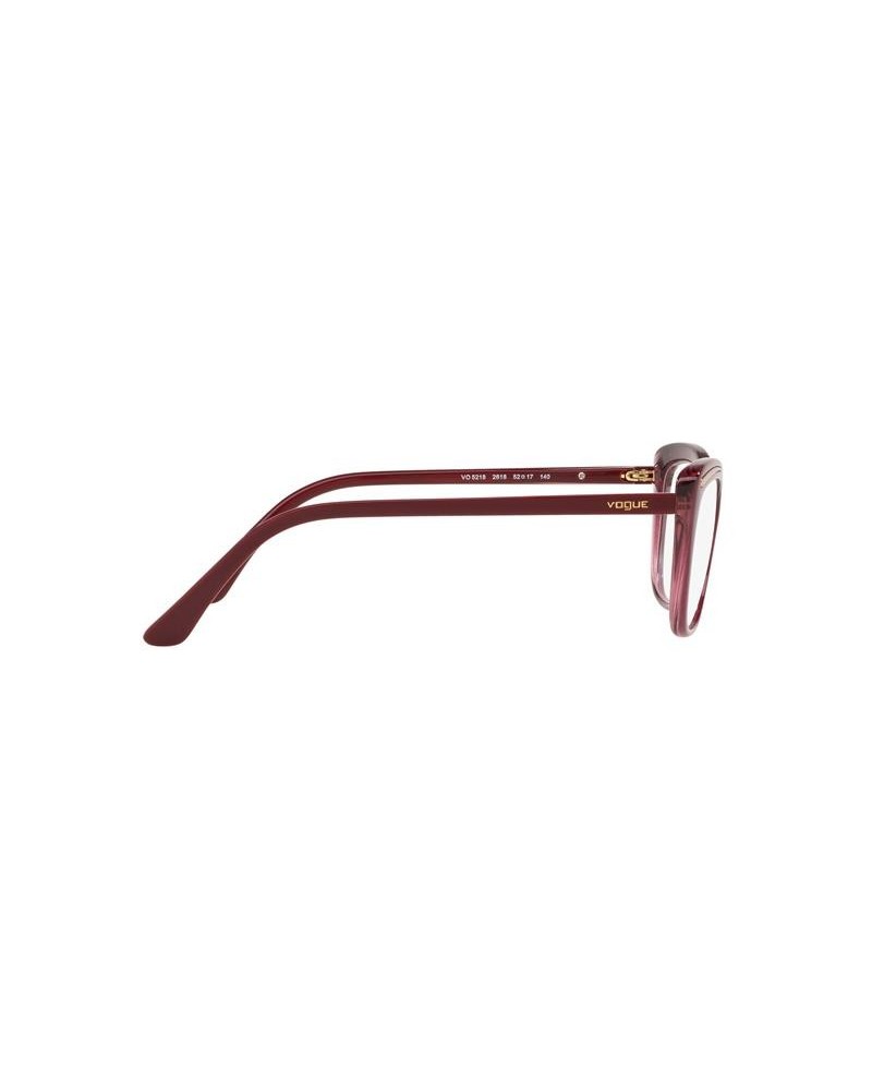 Okulary korekcyjne Vogue VO 5218 52 2618 Czerwone Damskie Kocie