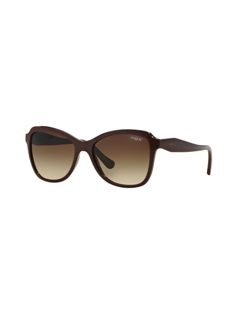 Okulary przeciwsłoneczne Vogue VO 2959S 54 230213 Niebieskie Damskie Motylki