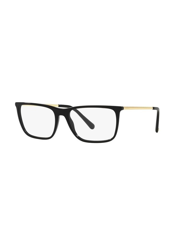 Okulary korekcyjne Versace VE 3301 56 GB1 Czarne Męskie Prostokątne