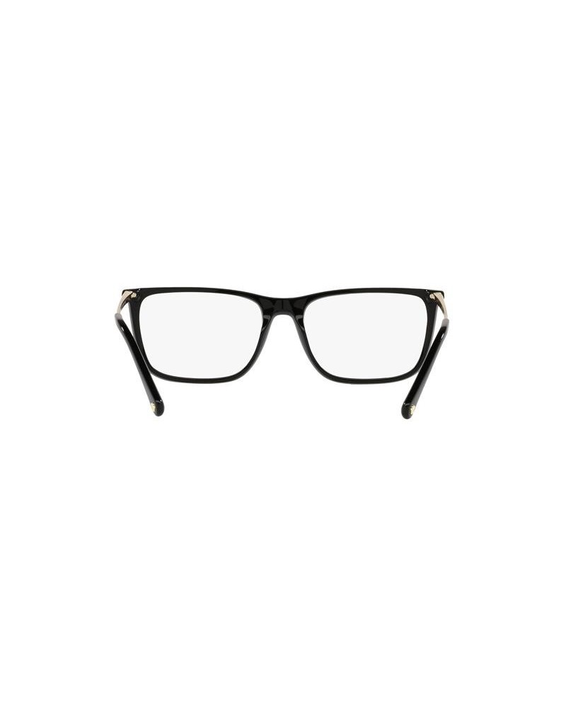 Okulary korekcyjne Versace VE 3301 56 GB1 Czarne Męskie Prostokątne