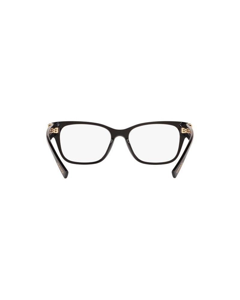 Okulary korekcyjne Versace VE 3283 54 GB1 Czarne Damskie Prostokątne
