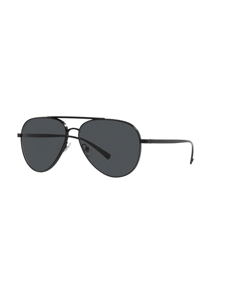 Okulary przeciwsłoneczne Versace VE 2217 59 126187 Czarne Męskie Aviator