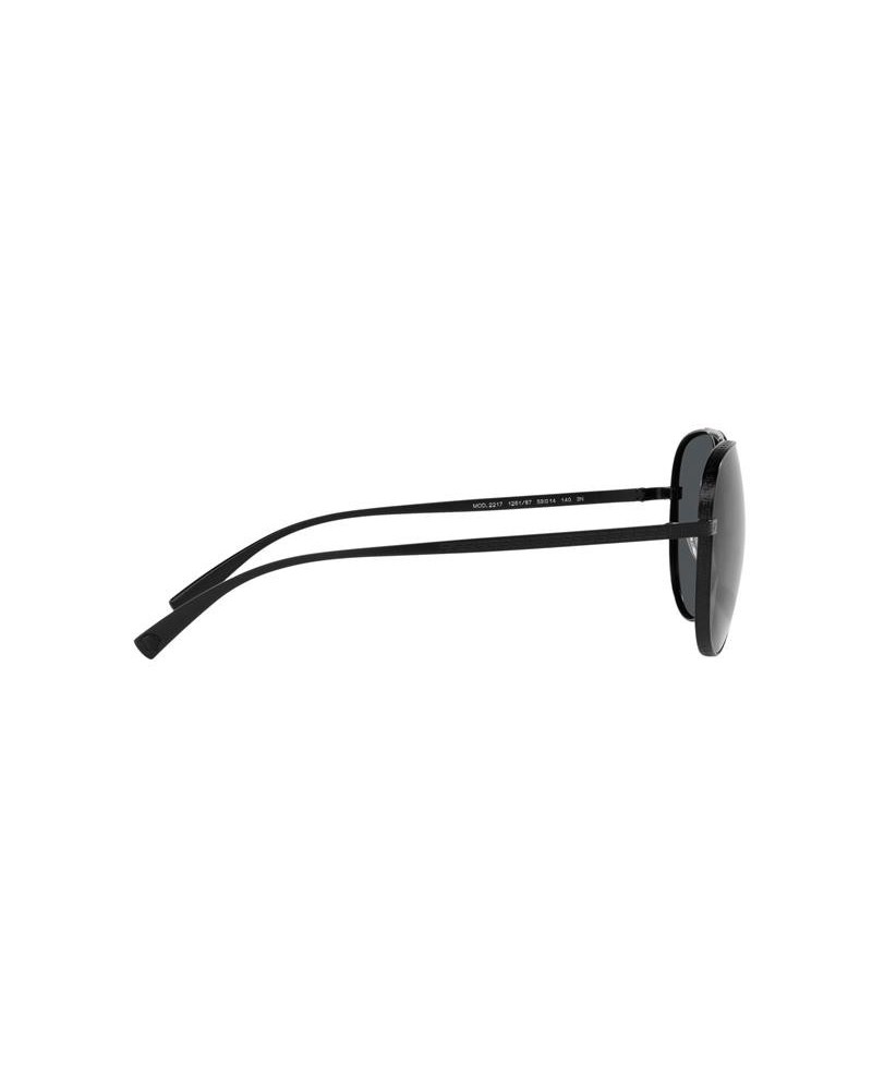 Okulary przeciwsłoneczne Versace VE 2217 59 126187 Czarne Męskie Aviator