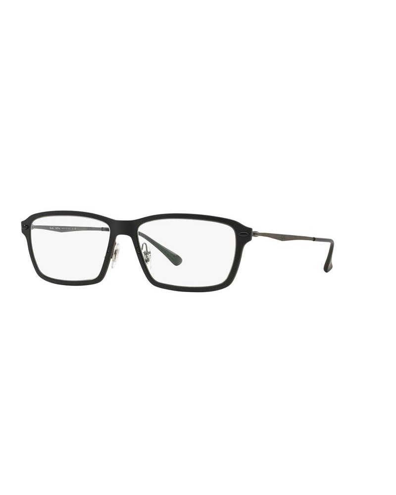 Okulary korekcyjne Ray-Ban RX 7038 53 2077 Szare Unisex Prostokątne