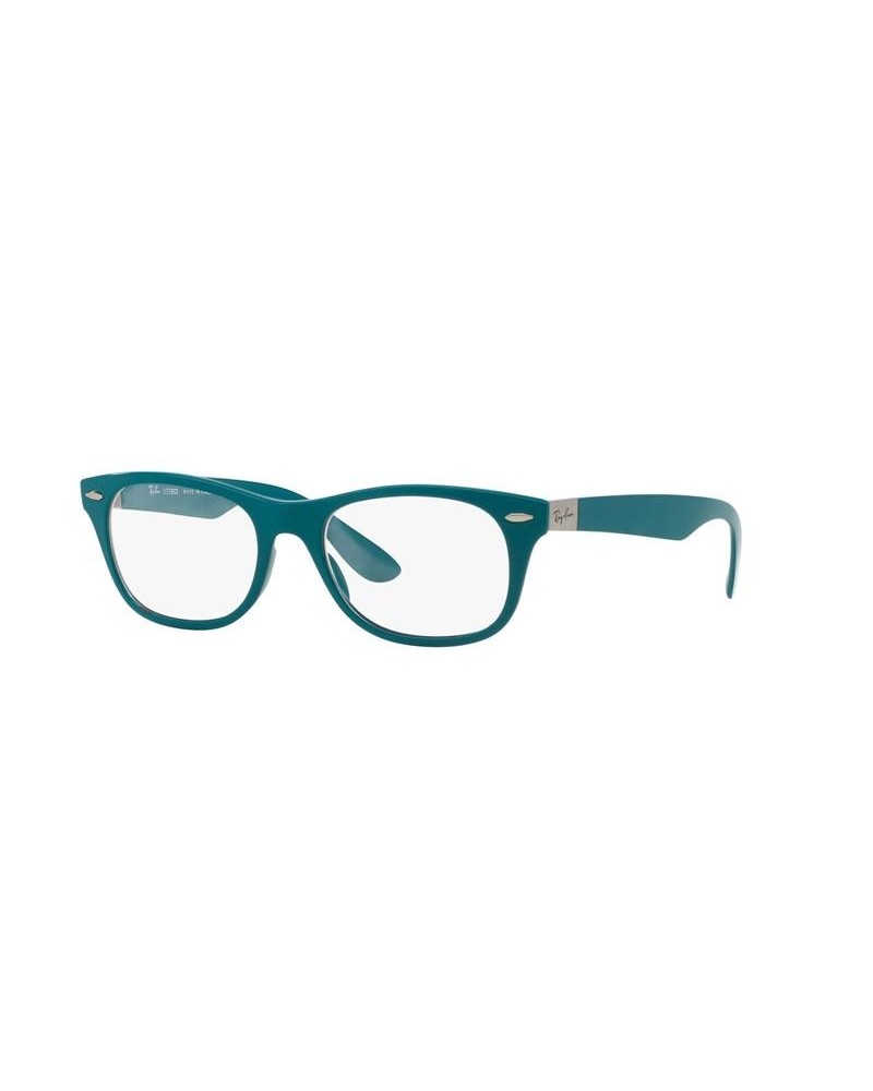 Okulary korekcyjne Ray-Ban RX 7032 52 5436 Niebieskie Unisex Prostokątne