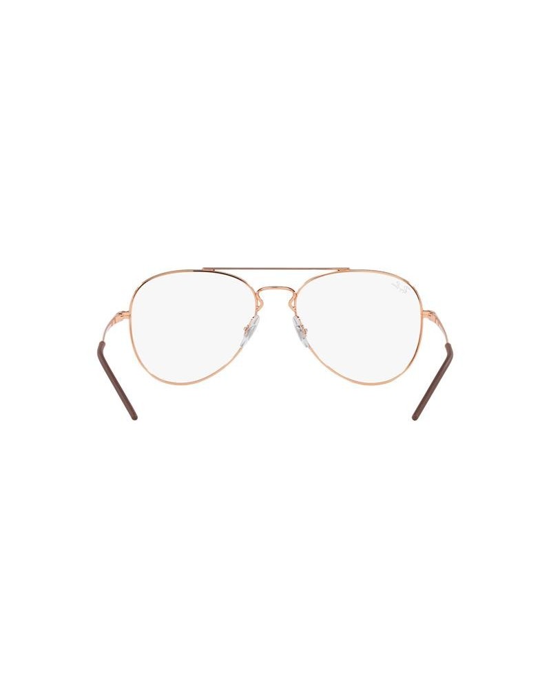 Okulary korekcyjne Ray-Ban RX 6413 56 3094 Brązowe Unisex Aviator