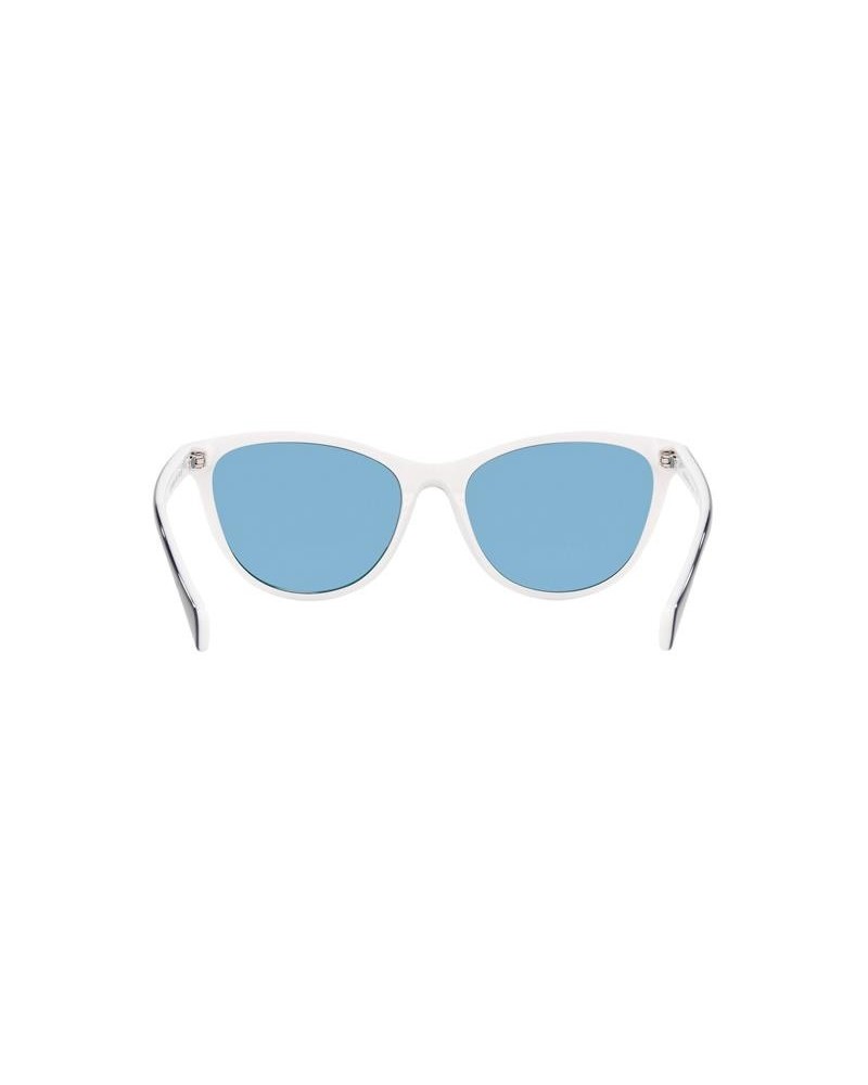 Okulary przeciwsłoneczne Ralph RA 5275 55 59191N Niebieskie Damskie Motylki