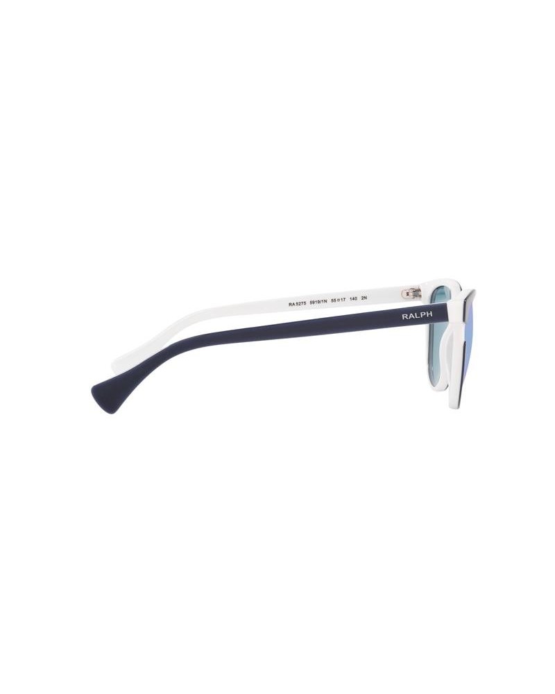 Okulary przeciwsłoneczne Ralph RA 5275 55 59191N Niebieskie Damskie Motylki