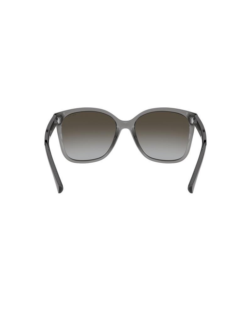 Okulary przeciwsłoneczne Ralph RA 5268 56 57998G Szare Damskie Prostokątne