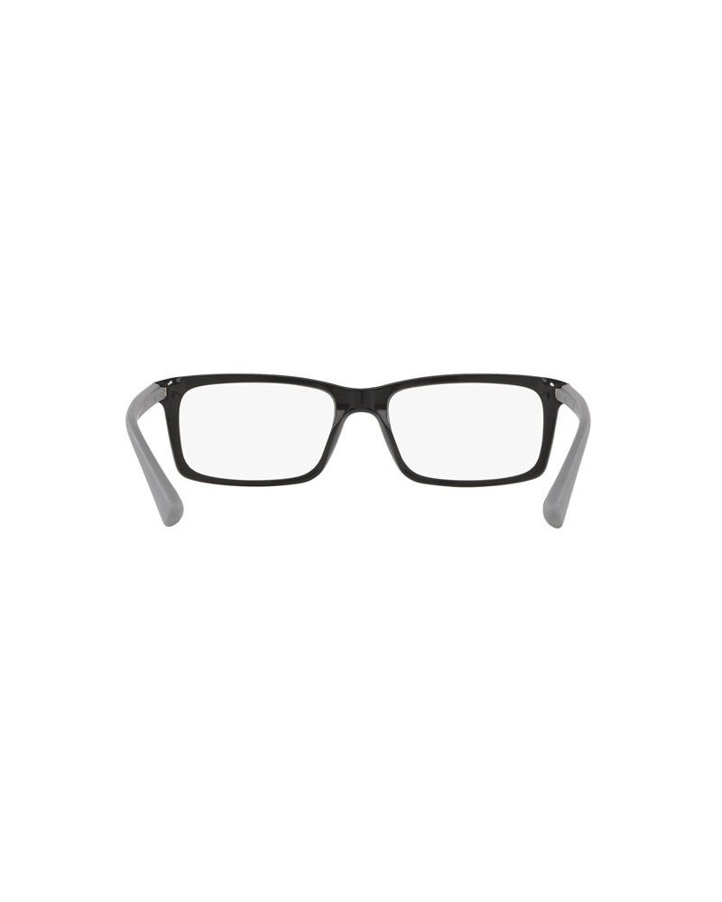 Okulary korekcyjne Prada PS 02CV 55 4AL1O1 Szare Męskie Prostokątne