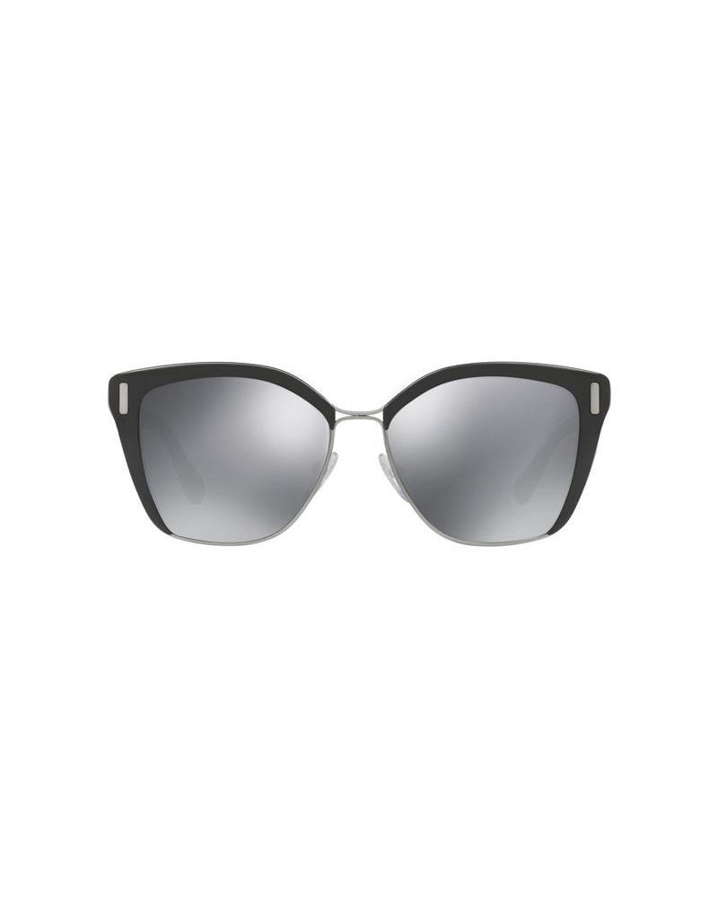 Okulary przeciwsłoneczne Prada PR 56TS 57 1AB5L0 Brązowe Damskie Okrągłe