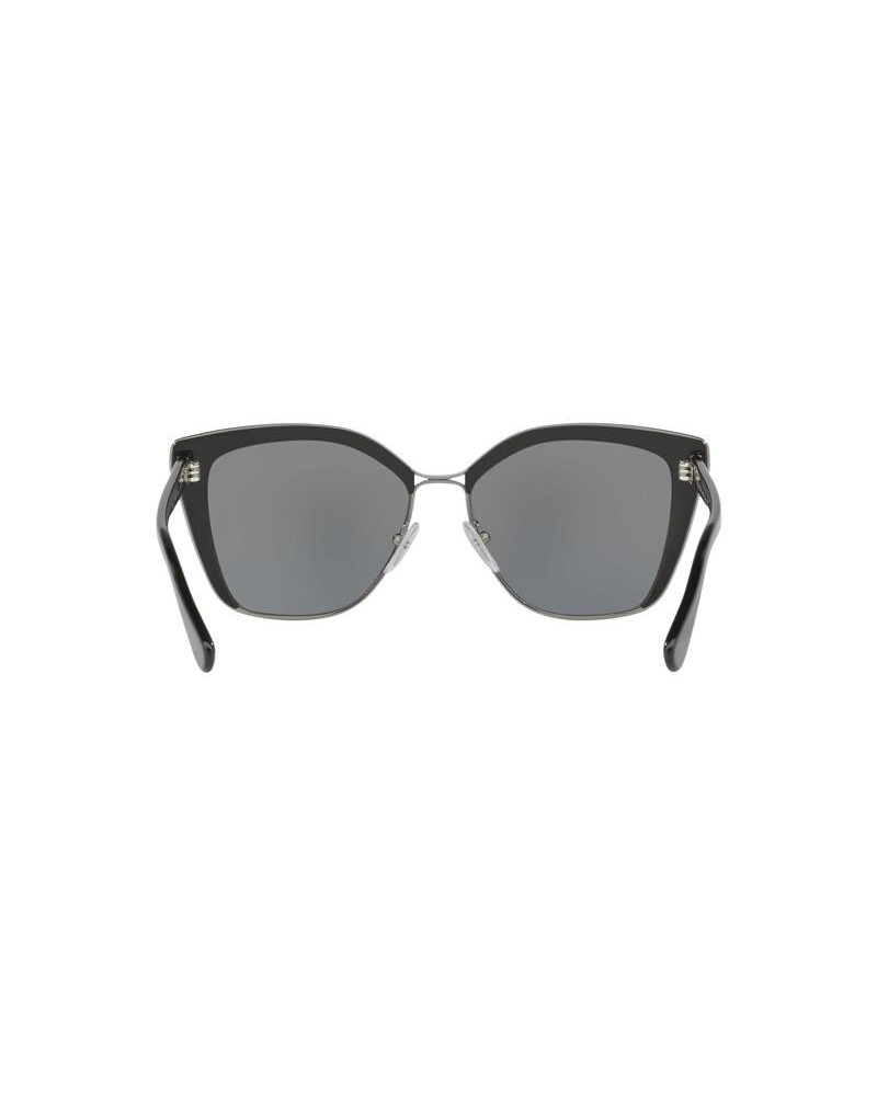 Okulary przeciwsłoneczne Prada PR 56TS 57 1AB5L0 Brązowe Damskie Okrągłe