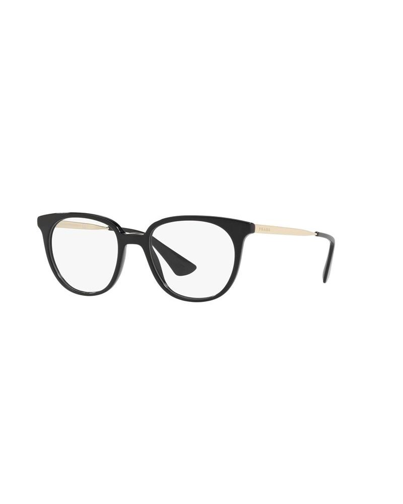 Okulary korekcyjne Prada PR 13UV 50 1AB1O1 Czarne Damskie Owalne