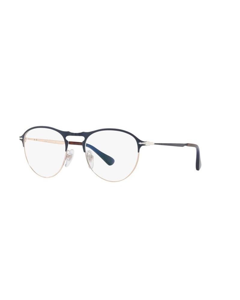 Okulary korekcyjne Persol PO 7092V 50 1073 Brązowe Unisex Geometryczne