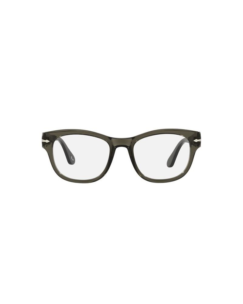 Okulary korekcyjne Persol PO 3270V 52 1103 Szare Unisex Prostokątne