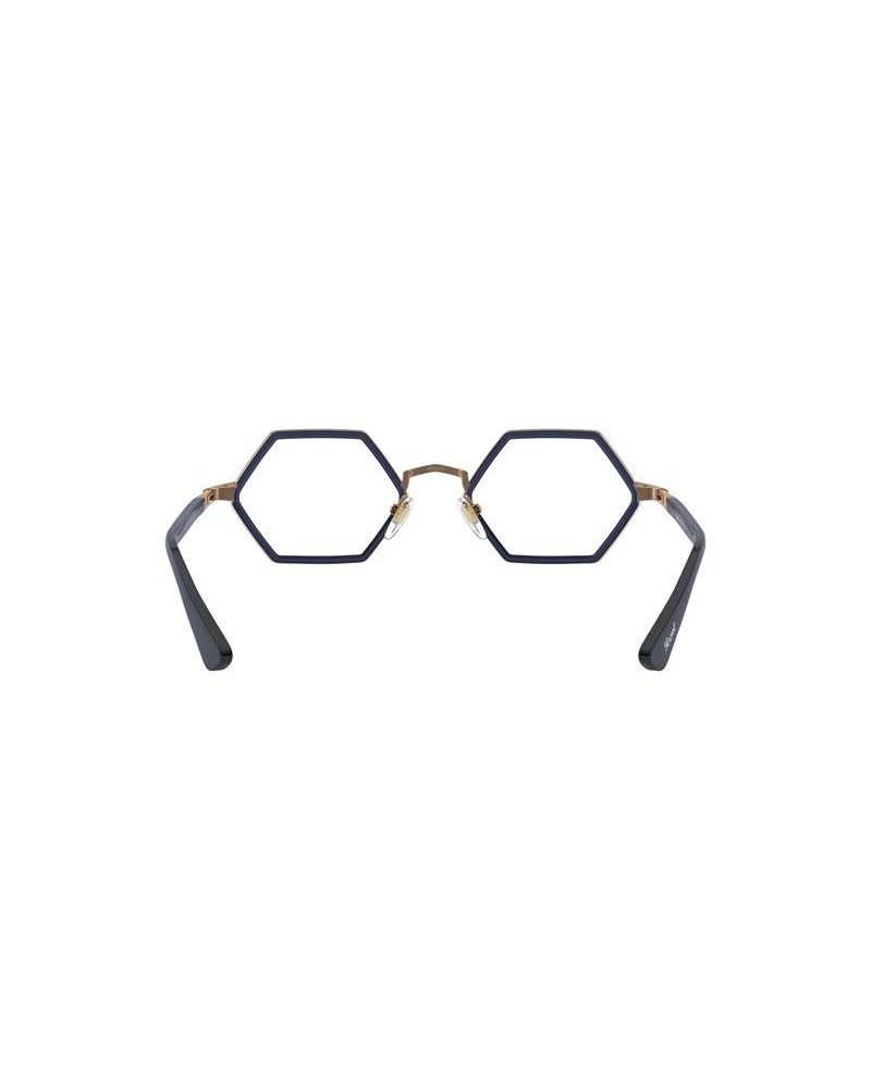 Okulary korekcyjne Persol PO 2472V 48 1095 Niebieskie Damskie Geometryczne