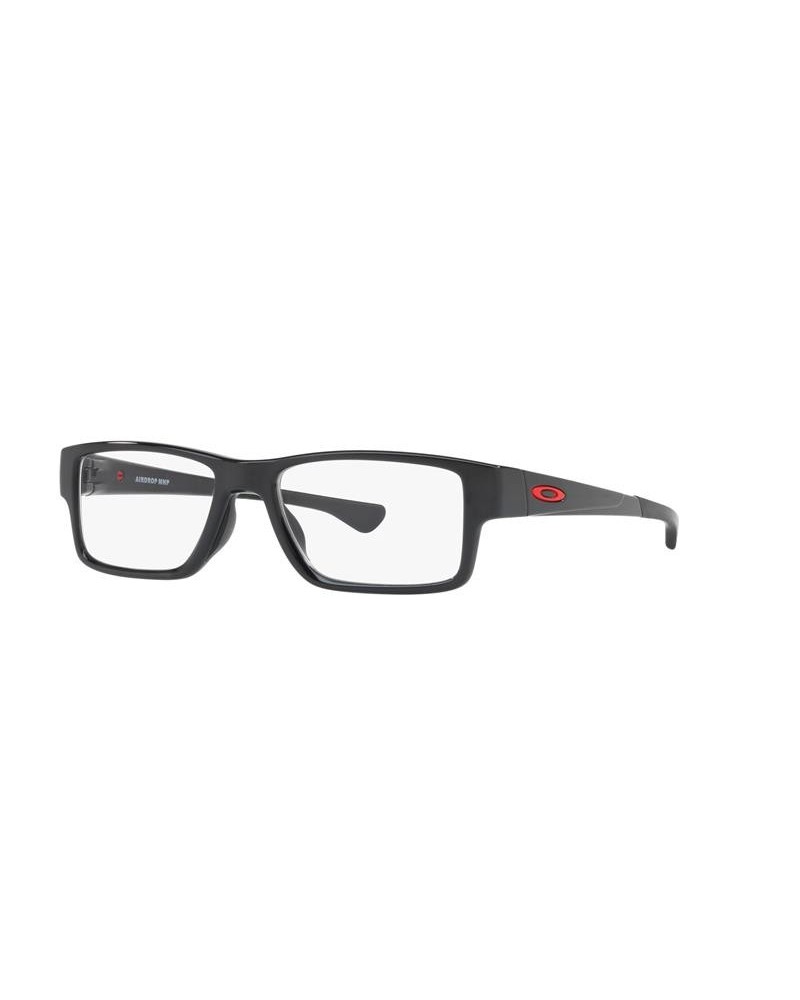 Okulary korekcyjne Oakley OX 8121 55 812102 Czarne Męskie Prostokątne