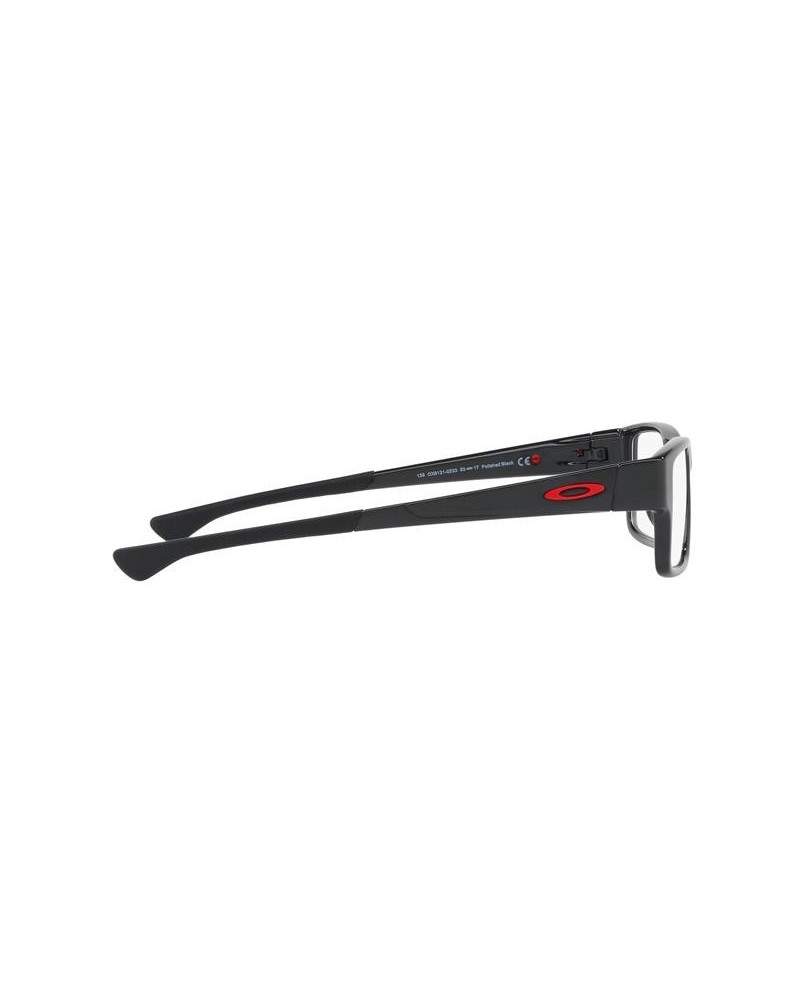 Okulary korekcyjne Oakley OX 8121 55 812102 Czarne Męskie Prostokątne