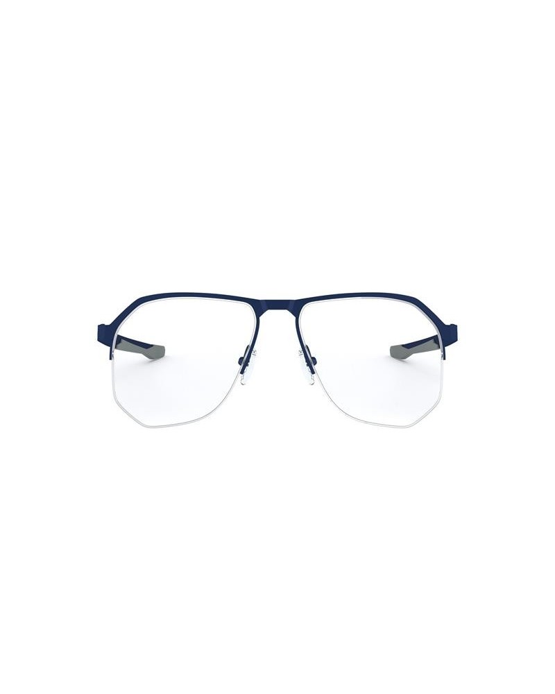 Okulary korekcyjne Oakley OX 5147 55 514704 Niebieskie Męskie Geometryczne
