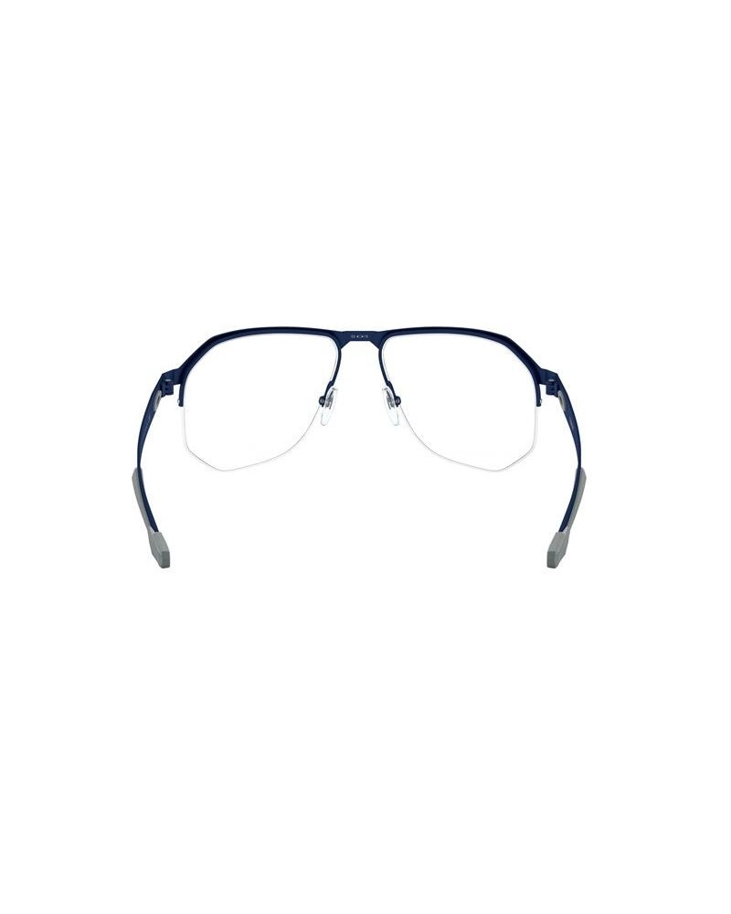 Okulary korekcyjne Oakley OX 5147 55 514704 Niebieskie Męskie Geometryczne