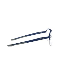 Okulary korekcyjne Oakley OX 5147 55 514704 Niebieskie Męskie Geometryczne