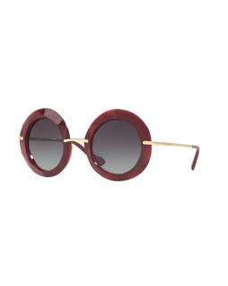 Okulary przeciwsłoneczne Dolce & Gabbana DG 6105 50 155111 Czerwone Damskie Owalne