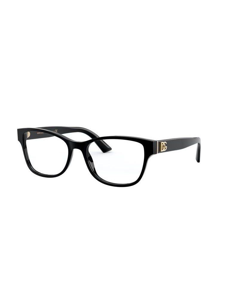 Okulary korekcyjne Dolce & Gabbana DG 3326 54 501 Czarne Damskie Prostokątne