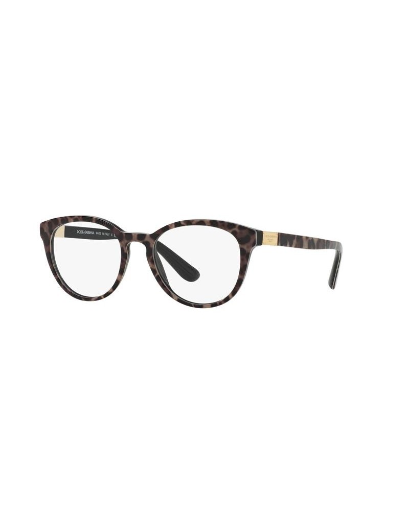 Okulary korekcyjne Dolce & Gabbana DG 3268 50 1995 Brązowe Damskie Owalne