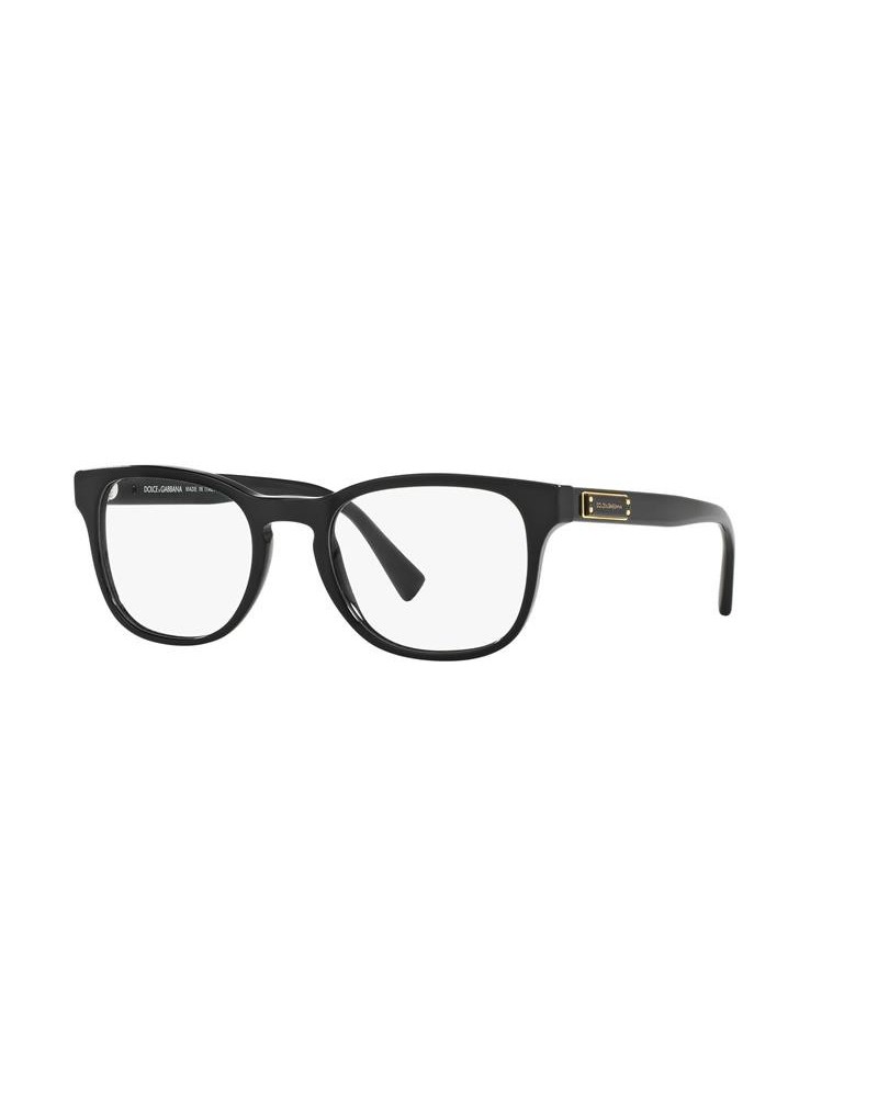 Okulary korekcyjne Dolce & Gabbana DG 3260 52 501 Czarne Unisex Prostokątne