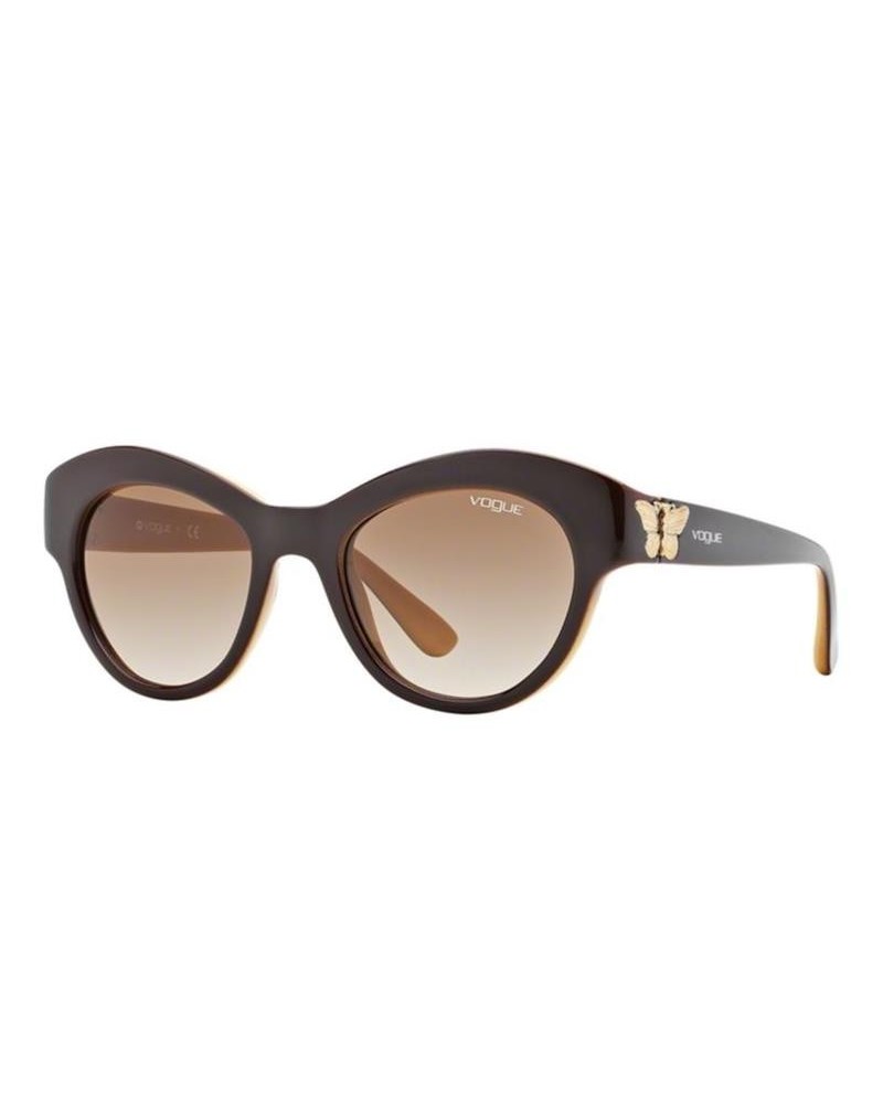 Okulary przeciwsłoneczne Vogue VO 2872S 50 218413 Brązowe Damskie Motylki