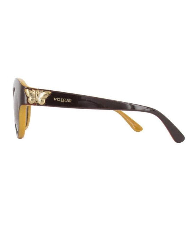 Okulary przeciwsłoneczne Vogue VO 2872S 50 218413 Brązowe Damskie Motylki