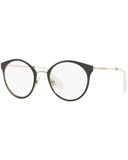 Okulary korekcyjne Miu Miu MU 51PV 50 1AB1O1 Brązowe Damskie Owalne