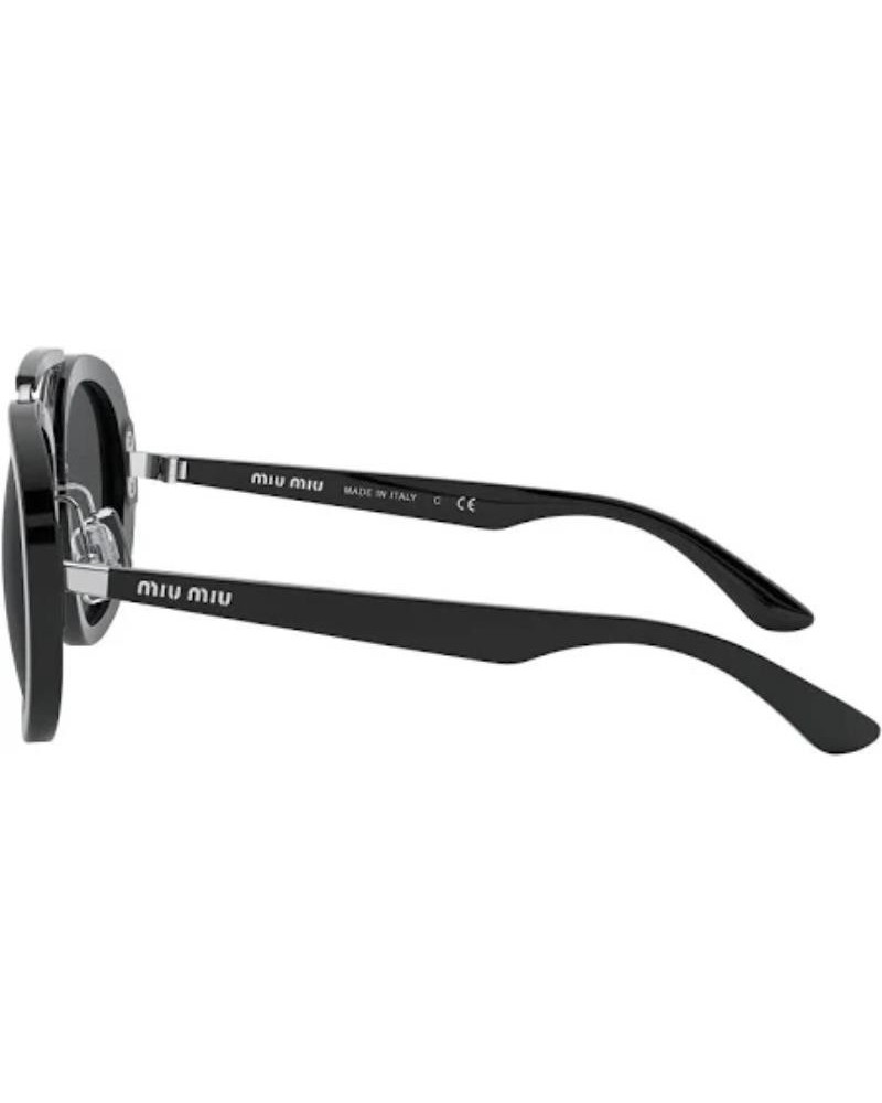 Okulary przeciwsłoneczne Miu Miu MU 05VS 1AB5S053 Czarne Damskie Geometryczne