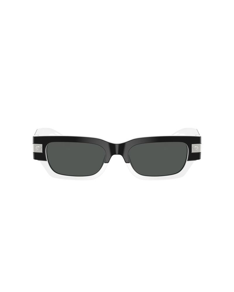 Okulary przeciwsłoneczne Versace VE 4465 53 545987 Wielokolorowe Męskie Prostokątne