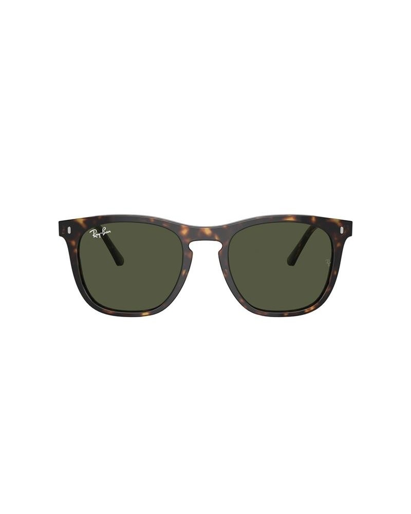 Okulary przeciwsłoneczne Ray-Ban RB 2210 53 902/31 Brązowe Unisex Prostokątne