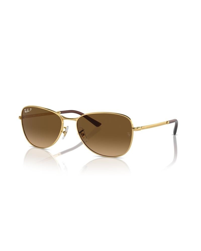 Okulary przeciwsłoneczne Ray-Ban RB 3733 56 001/M2 Złoty Unisex Aviator