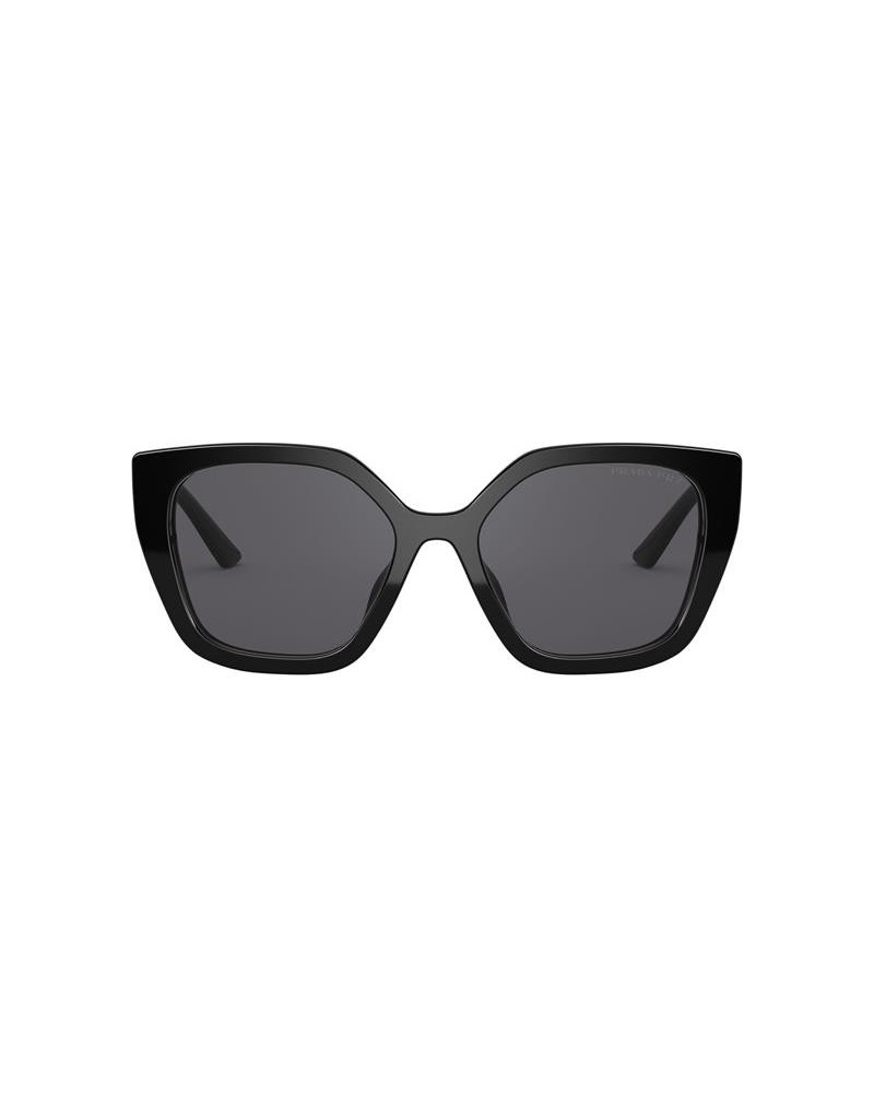 Okulary przeciwsłoneczne Prada PR 24XS 52 1AB5Z1 Czarne Damskie Prostokątne