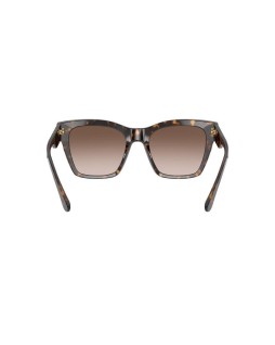Okulary przeciwsłoneczne Dolce & Gabbana DG 4384 53 502/13 Brązowe Damskie Prostokątne