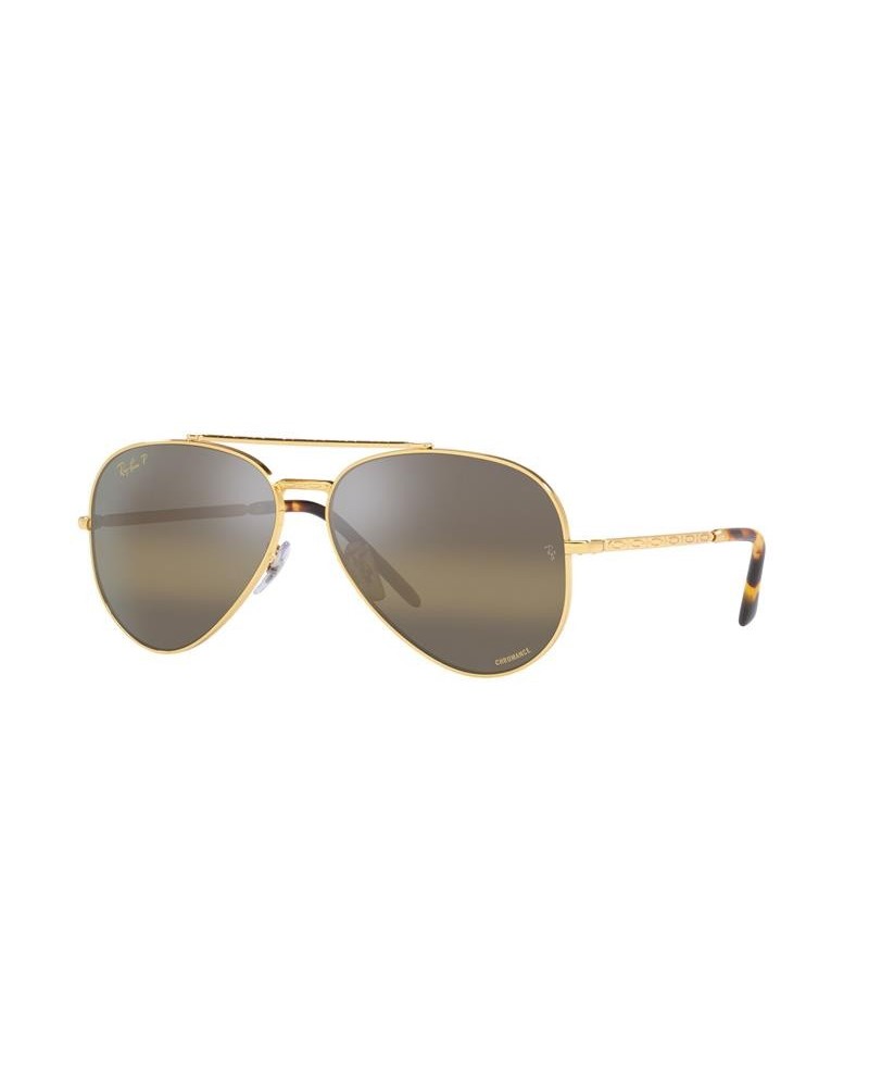 Okulary przeciwsłoneczne Ray-Ban RB 3625 58 9196G5 Złoty Unisex Aviator