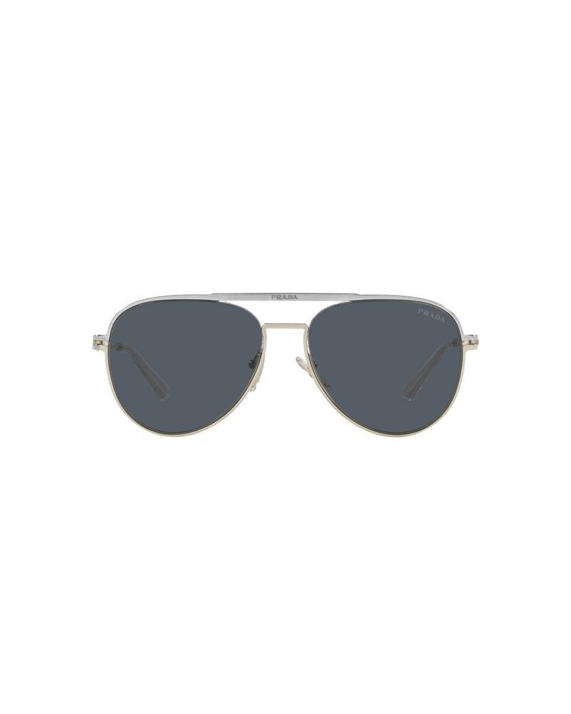 Okulary przeciwsłoneczne Prada PR 54ZS 57 17F09T Wielokolorowe Męskie Aviator
