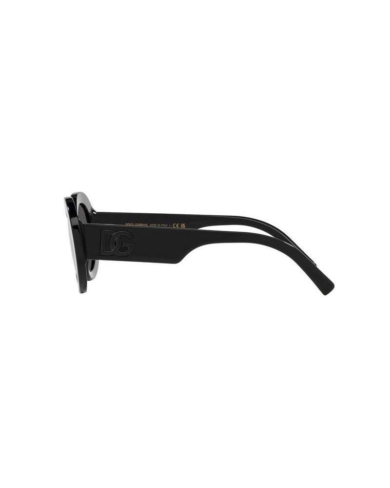 Okulary przeciwsłoneczne Dolce & Gabbana DG 4448 51 501/87 Czarne Damskie Owalne