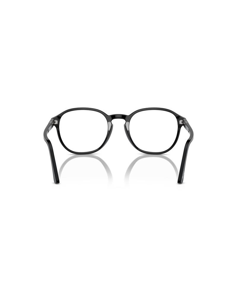 Okulary korekcyjne Persol PO 3343V 53 95 Czarne Unisex Owalne