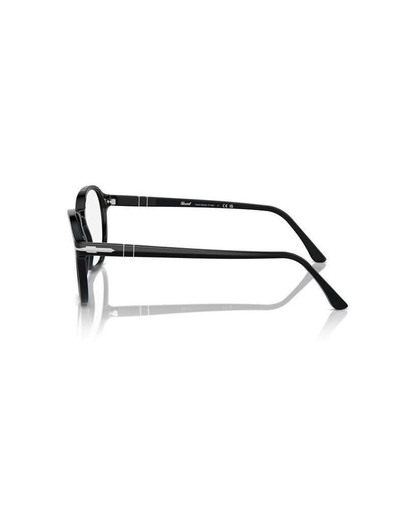 Okulary korekcyjne Persol PO 3343V 53 95 Czarne Unisex Owalne