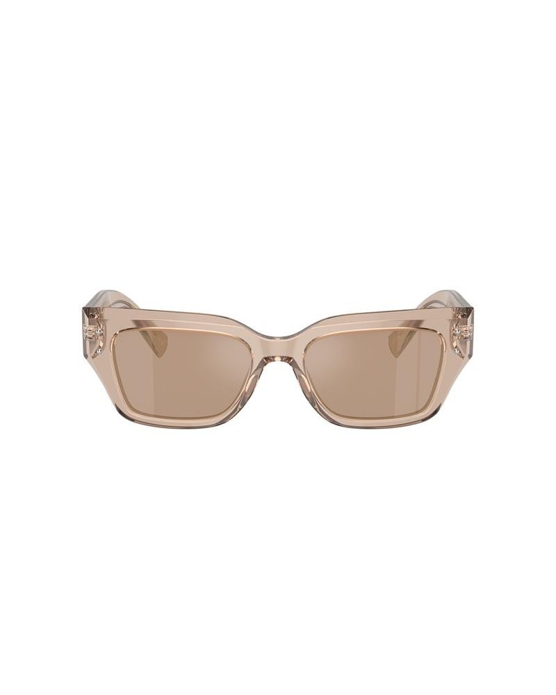 Okulary przeciwsłoneczne Dolce & Gabbana DG 4462 52 34325A Transparentne Damskie Kocie
