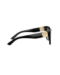 Okulary przeciwsłoneczne Dolce & Gabbana DG 4470 54 501/8G Czarne Damskie Prostokątne