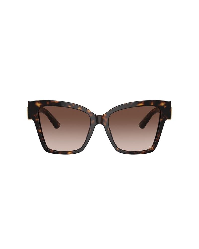 Okulary przeciwsłoneczne Dolce & Gabbana DG 4470 54 502/13 Brązowe Damskie Prostokątne