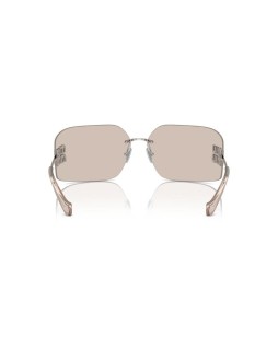 Okulary przeciwsłoneczne Miu Miu MU 54YS 80 1BC10F Srebrne Damskie Geometryczne